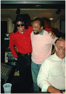  Michael And Quincy Jones In The Recording Studio