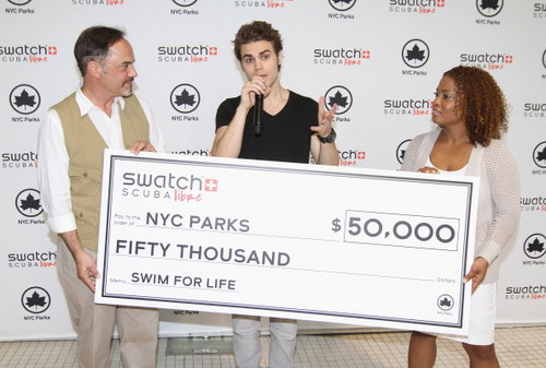 Paul Wesley - Swatch Launches Scuba Libre Days At Chelsea Recreation Center