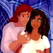 Prince Adam and Esmeralda - disney-crossover icon