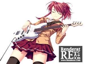  đàn ghi ta, guitar anime girl