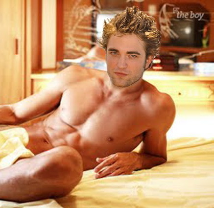 my sexy Rob in bed