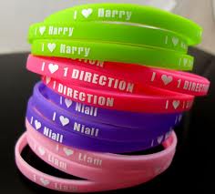  one direction wristbands