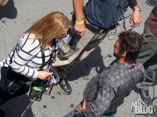  Hugh Jackman On Set In Montreal For X-Men: Days Of Future Past