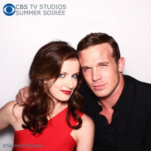  Anna Wood and Cam Gigandet from Reckless know how to have fun in the foto booth! CBS SummerSoire
