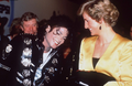 Backstage With Princess Diana Back In 1988 - michael-jackson photo