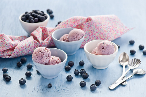  Blue arándano, blueberry helado