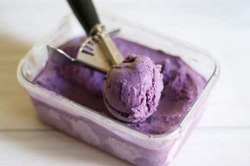  việt quất, blueberry kem