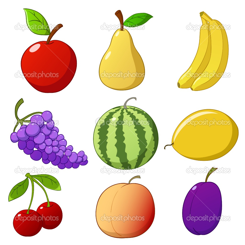 Cute and Colorful Fruits in Cartoon - Colors Photo (34726811) - Fanpop