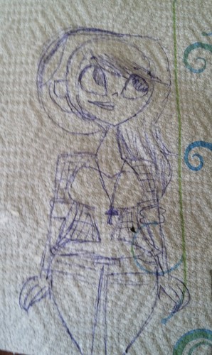  I drew Reagen on a napkin :D