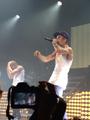 Justin on stage at Cody’s concert tonight (JunE 14) - justin-bieber photo