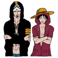 Law & Luffy Cool Time  - one-piece photo