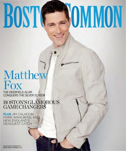 Matthew Fox - Boston Common Magazine Photoshoot [Spring 2013]