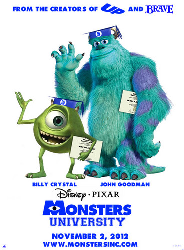 Monsters विश्वविद्यालय posters