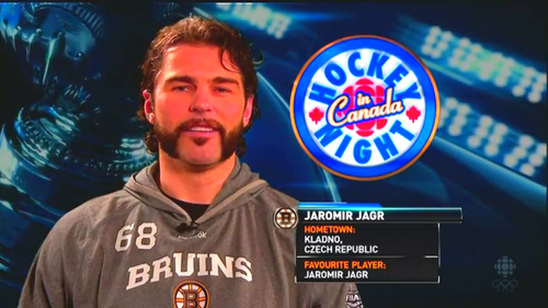  My favourite player is Jagr !