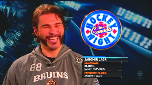  My favourite player is Jagr !