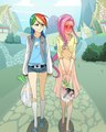 Rainbow Dash and Fluttershy - my-little-pony-friendship-is-magic photo
