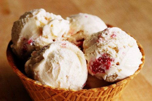  aardbei Cheesecake Ice-Cream