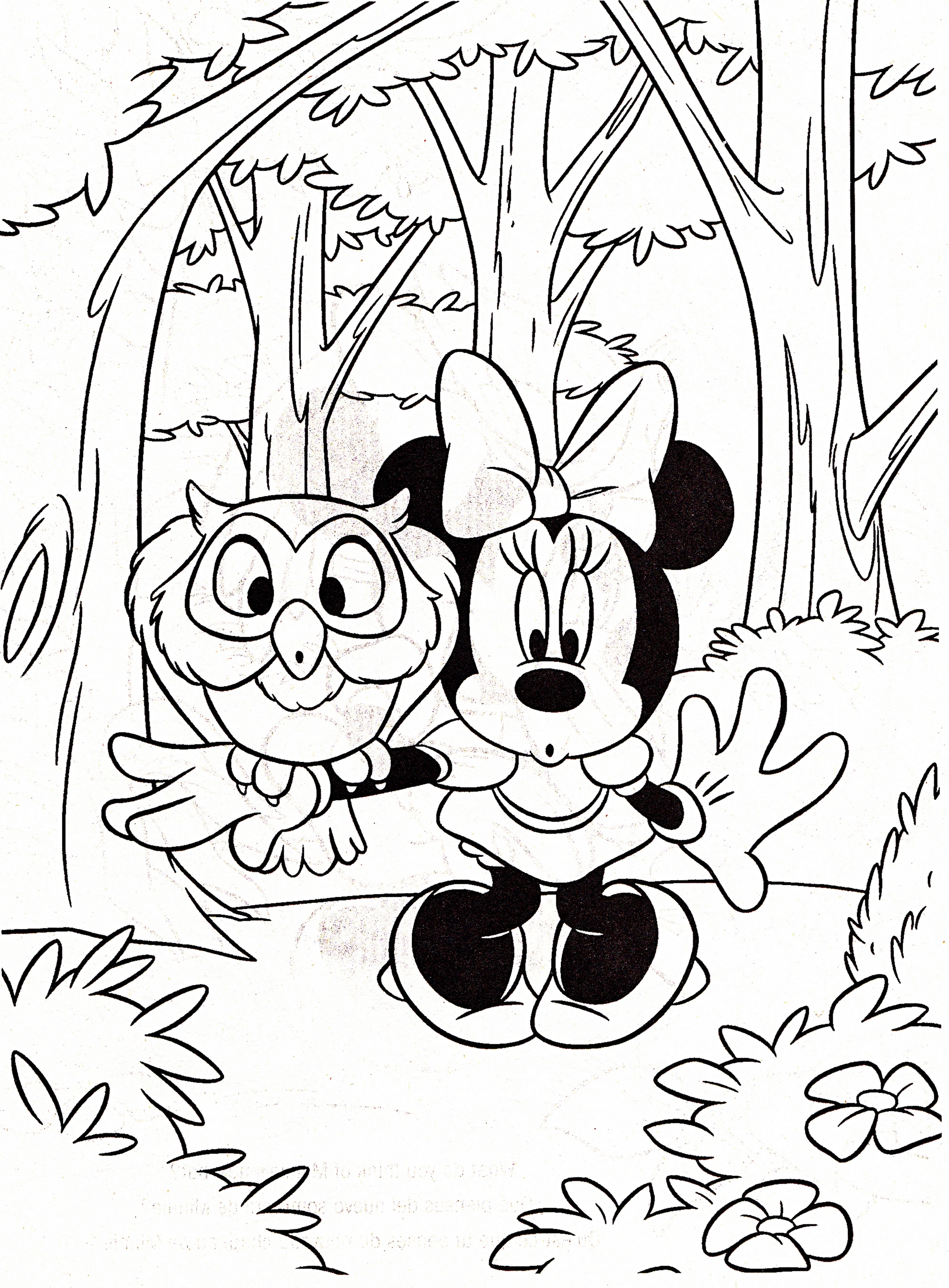 Walt Disney Coloring Pages - Minnie Mouse - Walt Disney ...