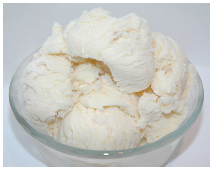  White Vanilla crème glacée