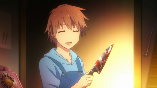 You shouldn't be holding a knife like that!