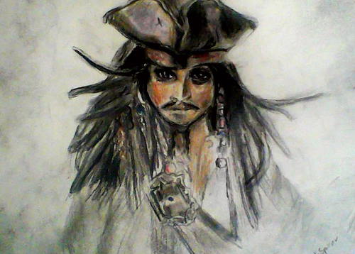  johnny as Captain Jack Sparrow