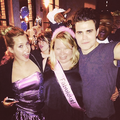 @claireholt: TVD wrap party - @julieplec prom queen! (Apr 20, 2013)  - the-vampire-diaries photo