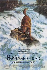 1993 Film, "Homeward Bound: The Incredible Journey" Movie Poster