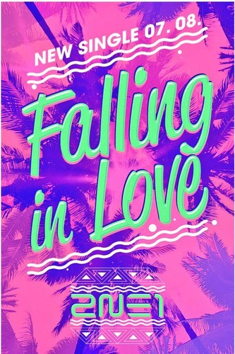 2NE1 teaser image for ''Falling in Love"