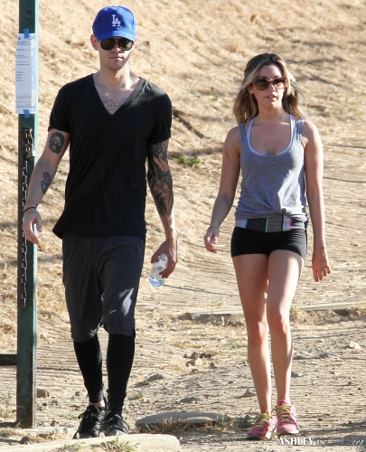  Ashley & Chris out in Hollywood Hills