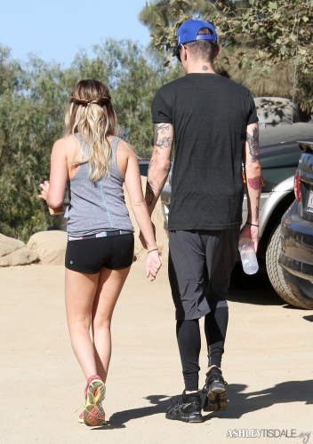 Ashley & Chris out in Hollywood Hills