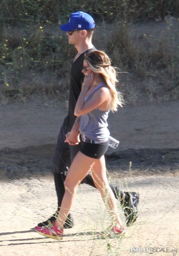 Ashley & Chris out in Hollywood Hills