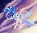 Celestia and Luna - my-little-pony-friendship-is-magic fan art