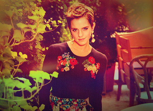  Emma Watson flores