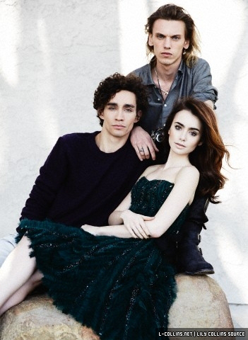  Lily (+ TMI castmates) for "Live" magazine UK [by John Russo]