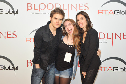 Paul and Torrey with fans in Brasil
