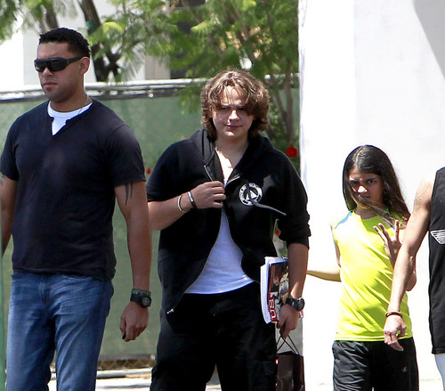  Prince Jackson with his brother Blanket Jackson out in Calabasas New June 2013 ♥♥