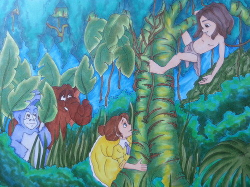  Tarzan, Jane, Terk and Tantor