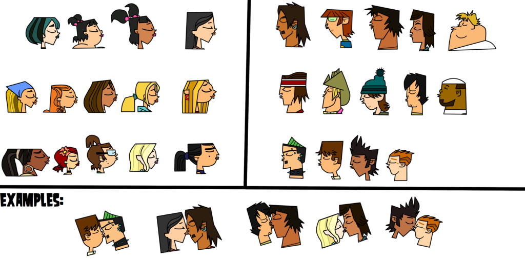 Photo of total drama kisses!!!! for fans of Total Drama Island. i did not.....