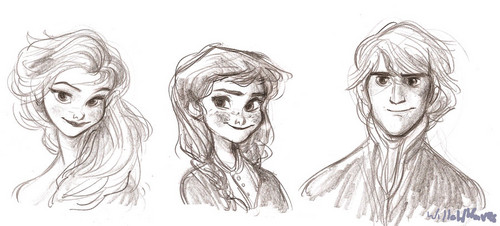  Anna, Elsa and Kristoff