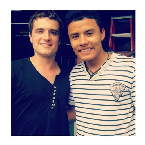  Josh with a fan from Panama