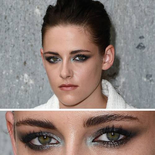 Kristen at the 2013 Chanel fashion show in Paris,France