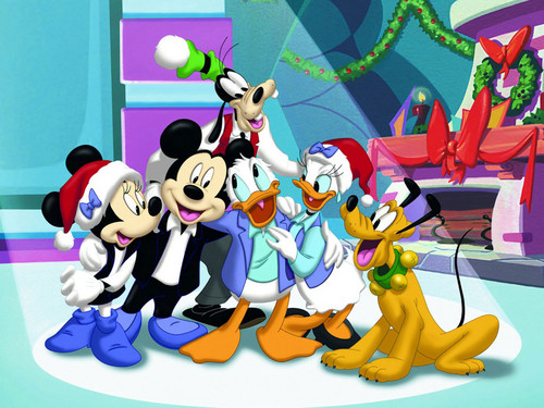  Mickey muis and vrienden achtergrond