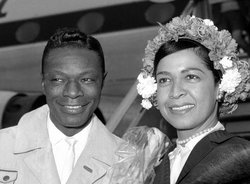  Nat "King" Cole And saat Wife, Maria
