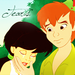 Peter Pan and Melody - disney-crossover icon