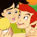 Peter Pan and Melody - disney-crossover icon