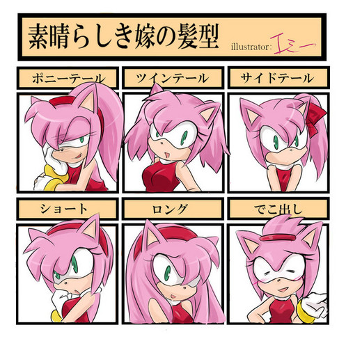  The Faces Of Amy Rose