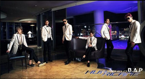  B.A.P group teaser image for "Hurricane"