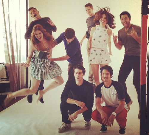 Daniel and Teen Wolf Cast