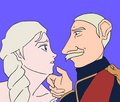 Elsa and the Duke of Weselton - frozen fan art