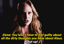 Everyone else about Klaus to Caroline + Reactions